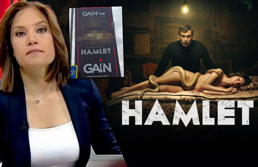 Çıplak afiş kriz çıkardı! Nevşin Mengü Gain Hamlet'in sansürüne tepki gösterdi Twitter yıkıldı