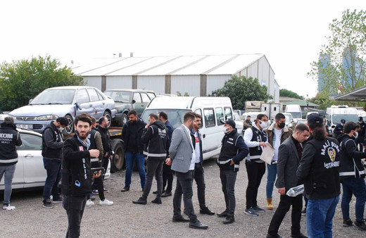 Yediemin Otoparkına operasyon! 10 kişi gözaltında