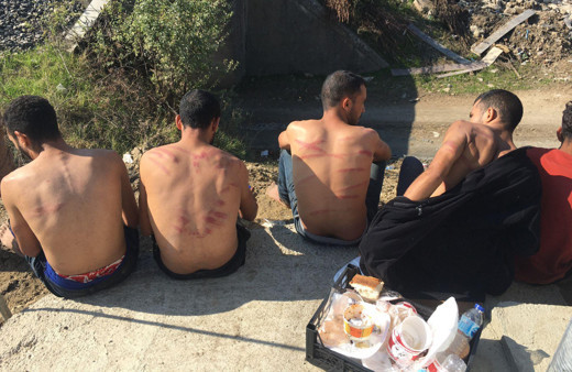 Yunan askerlerince darp edilen düzensiz göçmenler Edirne'de tedavi edildi