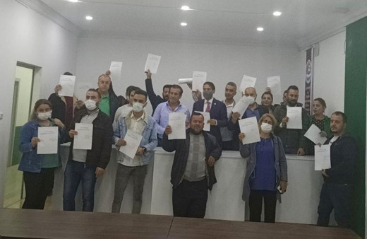 Gelecek Partisi Şahinbey ilce teşkilatında toplu isifa