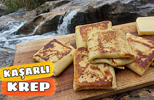 Kaşarlı krep nasıl yapılır vazgeçilmeziniz olacak!