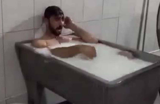 Mide bulandıran süt kazanında banyo görüntüleri davasında beraat!