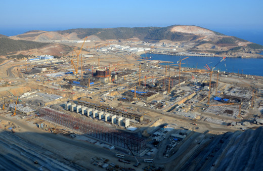 Akkuyu NGS'nin 1'inci ünitesinde iç koruma kabuğunun 4'üncü katmanı kuruldu