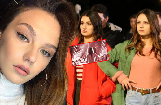 Oyuncu Nilsu Berfin Aktaş kamera flaşının azizliğine uğradı! Çırılçıplak kaldı!