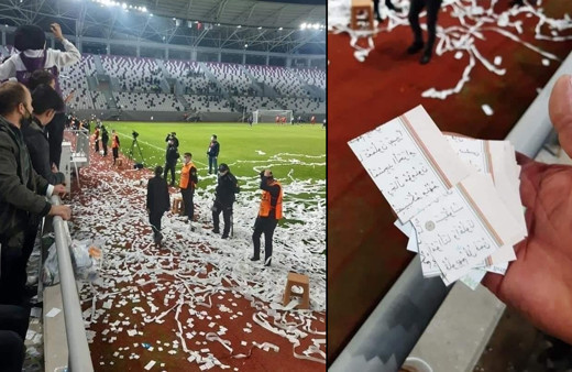 Ordu'da skandal! Kur’an-ı Kerim sayfaları sahaya fırlatıldı: Validen açıklama geldi