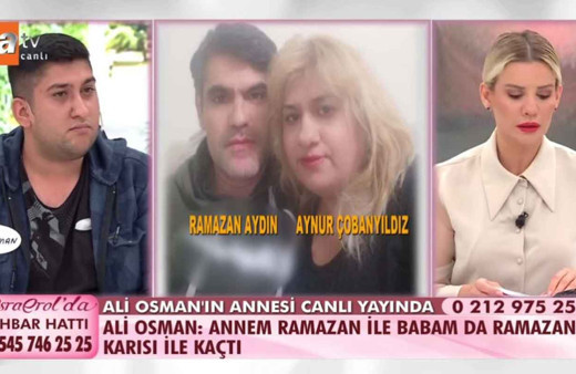 ATV Esra Erol'da iğrenç olay: Annem Ramazan'la kaçtı, babam da Ramazan'ın karısını aldı