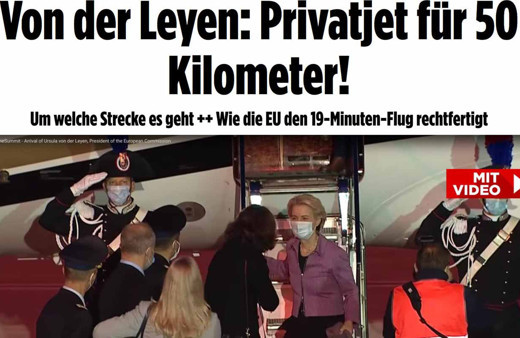 50 kilometrelik yolu özel jetle gitti! Alman basını yerden yere vurdu: İklim diyorsun özel jetle gidiyorsun