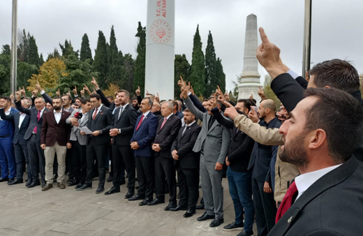 BBP ve Alperen Ocakları şehitlikteki görüntüler ile İYİ Partili Türkkan'a tepki gösterdi