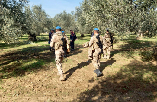 Balıkesir Edremit'te zeytinliklere komando koruması