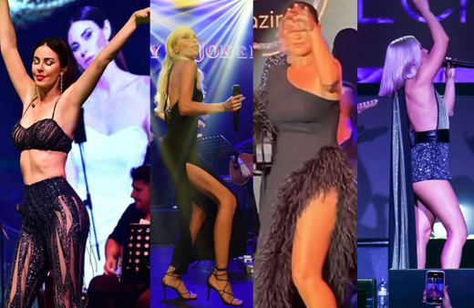Gülşen, Defne Samyeli, Ece Seçkin, Hülya Avşar... Sahnede transparan yarışı