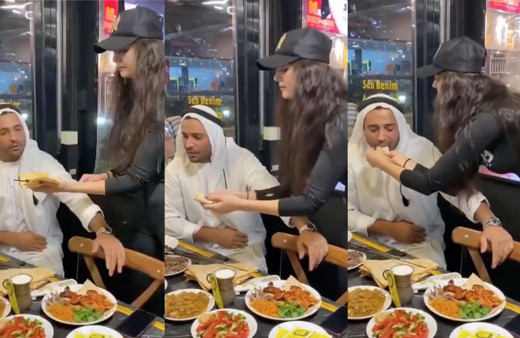 Türk restorandan Arap müşterilere özel hizmet! Tanıtım videosu rezalet
