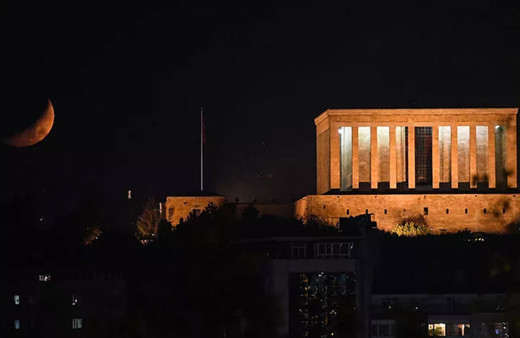 Ankara'da muhteşem 10 Kasım fotoğrafı