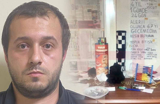 Can Göktuğ Boz'un odası yayınlandı! Başak Cengiz'i samuray kılıcıyla öldüren caninin yaşadığı yer! Neler yazmış!