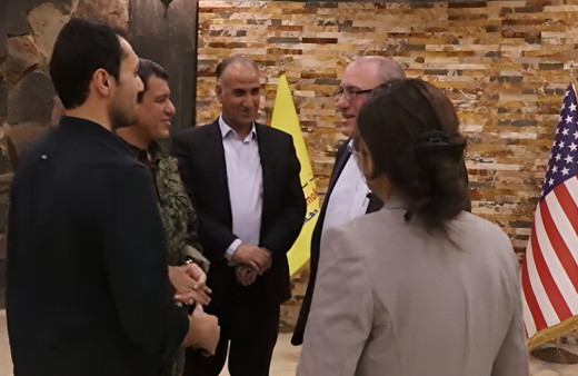 ABD heyeti PKK'nın Suriye uzantısı YPG'nin elebaşı Mazlum Kobani ile görüştü
