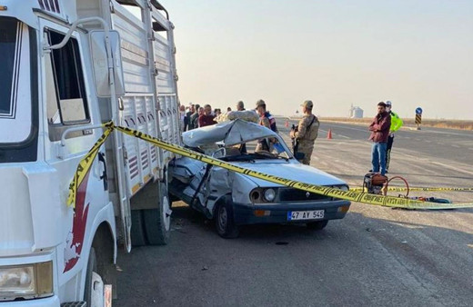 Mardin Kızıltepe'de baba ile oğul feci şekilde can verdi