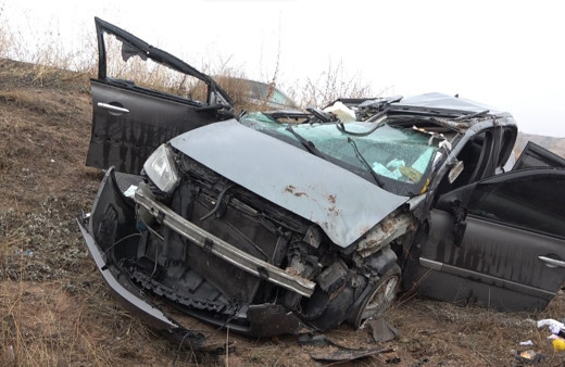 Ankara'da feci kaza! Virajı alamayınca takla attı