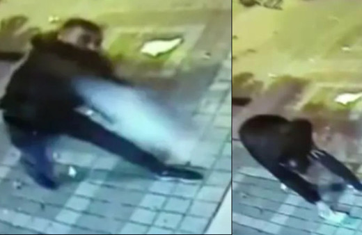 İstanbul'da eline aldığı taşı defalarca ATM'ye fırlattı! Polise zor anlar yaşattı