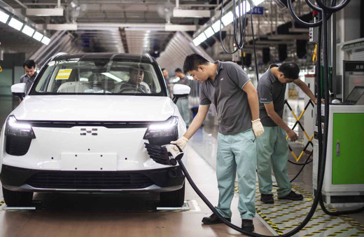 Çin'in Ciangsu eyaleti 2025'te yılda 500 bin elektrikli araç üretmeyi hedefliyor