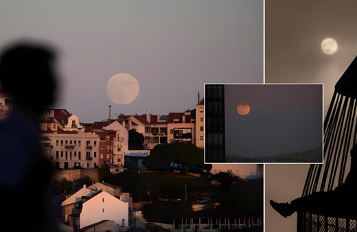 Son 580 yılın en uzun parçalı Ay Tutulması dünyanın çeşitli yerlerinde gözlemlendi