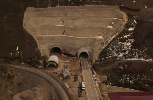 Sivas Giresun güzergahında mevsim değiştiren Eğribel Tüneli çalışmalarında sona gelindi