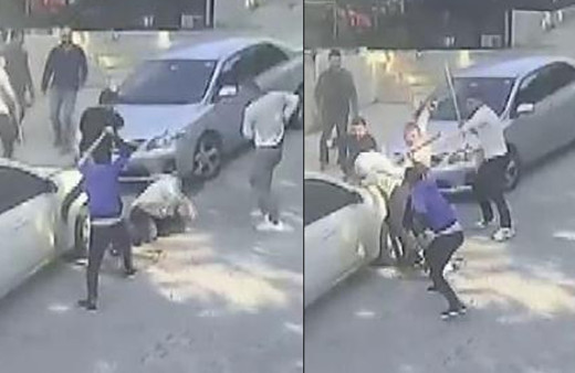 İstanbul'da sokak ortasında meydan savaşı! Acımadan böyle vurdular
