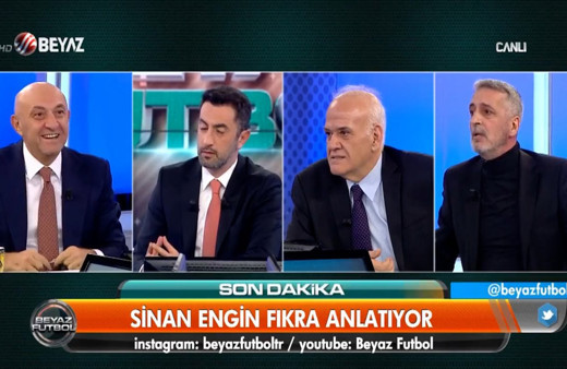 Sinan Engin fıkra anlattı Beyaz TV'de stüdyo buz kesti! Ahmet Çakar'ın fıkrası kahkahalar attırdı