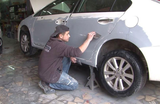 İstanbul'da kaportacılarda 'fırtına' mesaisi