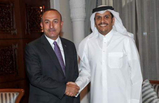 Katar Dışişleri Bakanı Es-Sani'den garip sözler! Çavuşoğlu'ndan gazeteciye tokat gibi cevap