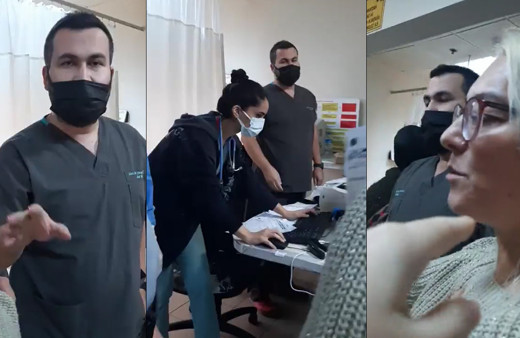 Sakarya'da maske takmayan anne kız izleyenleri çıldırttı! Doktorun tavrı 'helal olsun' dedirtti