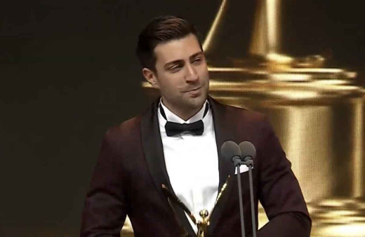 TRT1 Teşkilat'ın Serdar'ı Çağlar Ertuğrul'dan Altın Kelebek'te Tamer Karadağlı göndermesi!