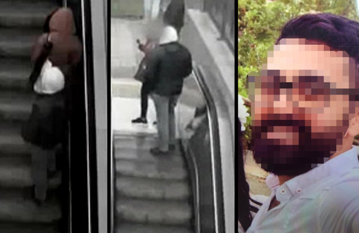 İstanbul'da metroda iğrenç olay! Hamile kadını takip etti yürüyen merdivende taciz etti