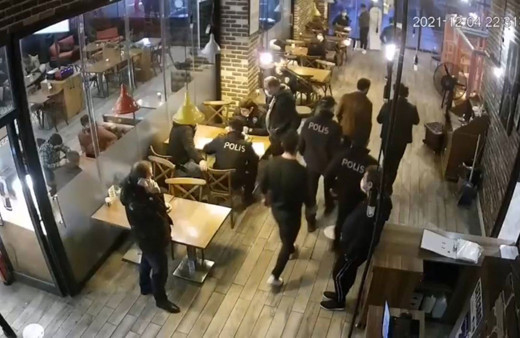 Şehit polisin katil zanlısı kafe denetiminde yakalandı! O anlar kamerada