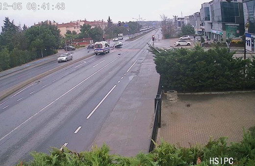 Büyükçekmece'de feci kaza kamerada 4 aylık bebeğin kafatası çatladı