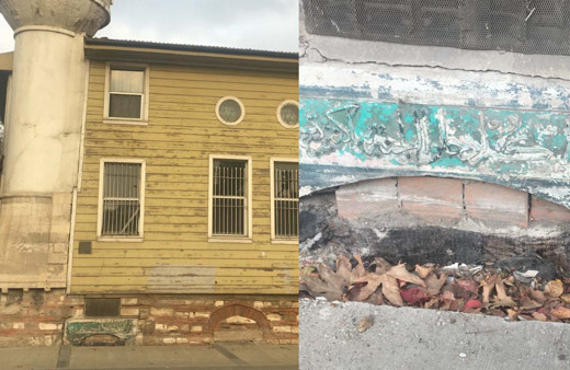 Eyüp'te camide Kuran-ı Kerim ayetine saygısızlık Ayaklar altına aldılar