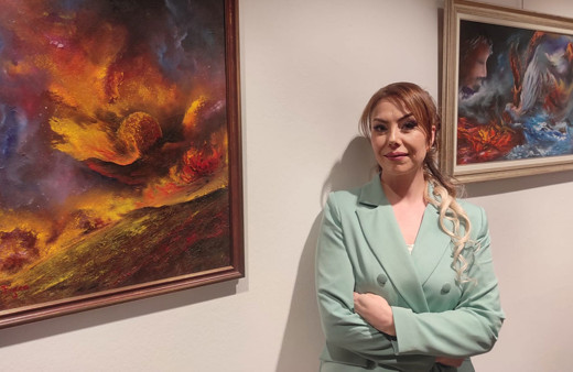 Gündüz polis gece ressam oldu 21 yıllık polis memuru Figen Karakuş herkesi şaşırttı