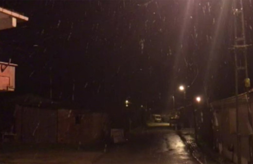 İstanbul'da yüksek kesimlerde kar yağışı başladı