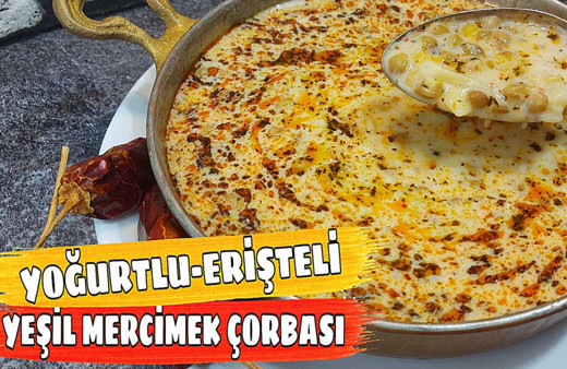 Yoğurtlu yeşil mercimek çorbası nasıl yapılır?