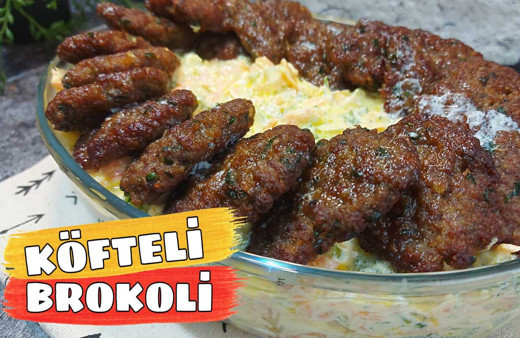 Köfteli brokoli nasıl yapılır tadına doyum olmaz!