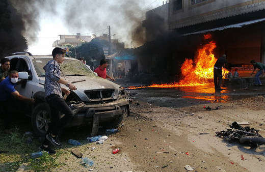 Terör örgütü YPG/PKK, Haseke'de ofis bastı önce dövdüler sonra ofisi ateşe verdiler