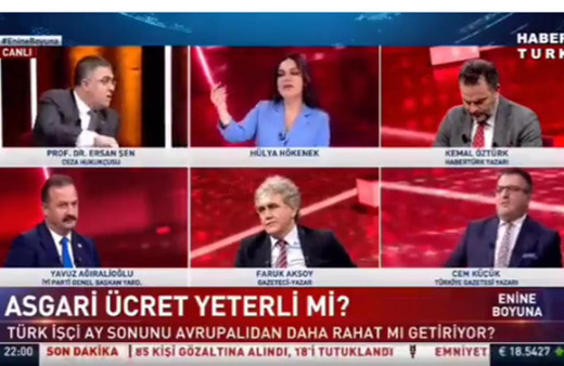 Ersan Şen canlı yayında Hülya Hökenek'e patladı: Konuşmuyorum hadi buyurun kendiniz programı yapın