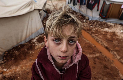 İdlib sefaletin dibinde çadır kentler sular altında