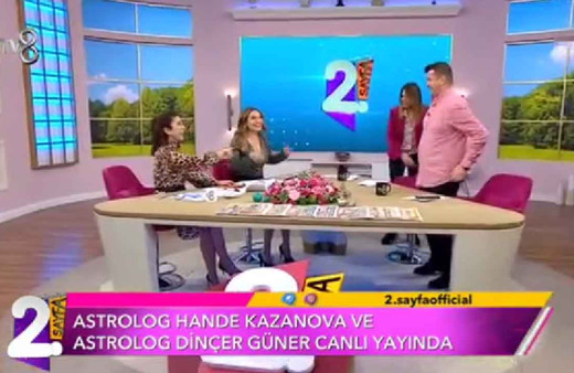 TV8 2. Sayfa canlı'da Müge ve Gülşen'e Astrolog Dinçer Güner'den küfür şoku