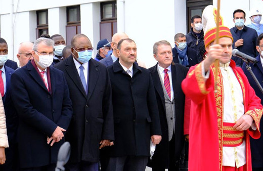 Nijer Başbakanı Sakarya’da mehteranla karşılandı