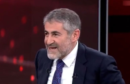 Dolar düştü Nurettin Nebati'nin yüzü güldü! TRT Haber sunucusuyla ilginç diyalog
