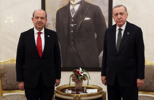 Cumhurbaşkanı Erdoğan ile Ersin Tatar görüştü