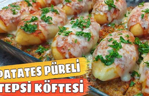 Patates püreli tepsi köftesi nasıl yapılır?