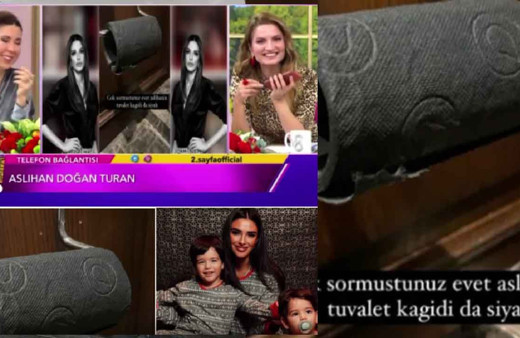 Aslıhan Doğan Turan'ın evindeki siyah tuvalet kağıdının fiyatı ne? İşte dudak uçuklatan rakam