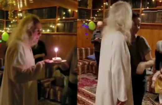 Hasan Mezarcı Noel'de doğum gününü kutladı etraftakiler 'İyi ki doğdun Mesih' dedi