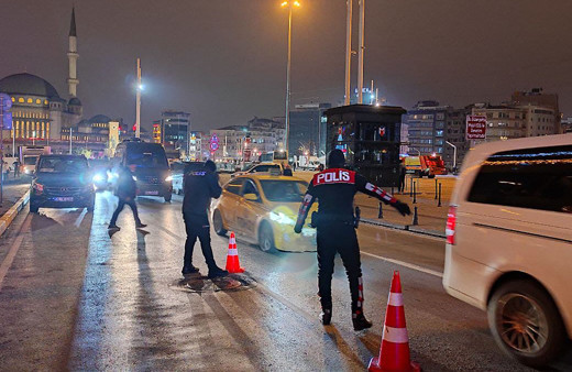 İstanbul'da yılbaşı öncesi asayiş denetimi