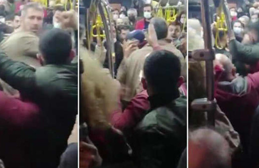 İstanbul'da yabancı çocukları kaldırmak isteyince İETT otobüsü ringe döndü!